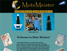 Tablet Screenshot of mutemeister.com